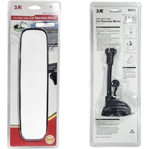 3R Καθρέφτης Αυτοκινήτου με Βεντούζα και Ρυθμιζόμενη Γωνία 3R-348 - Adjustable Angle Car Rearview Mirror
