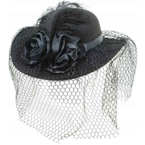 Alternative view of Αποκριάτικο Καπέλο Χήρας - Widow Carnival Hat