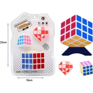 Alternative view of Cube series παιχνίδι κύβος 3in1 - Snake puzzle ruler cube toy