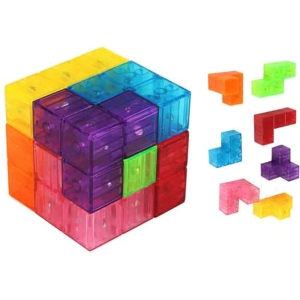 Διαφανής Πλασικός Κύβος Puzzle – Transparent Plastic Cube Puzzle