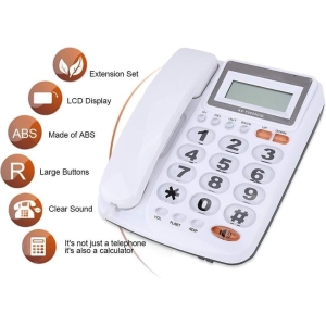 Alternative view of NINC KX-T2025CID Ενσύρματο Σταθερό Τηλέφωνο Γραφείου για Ηλικιωμένους – NINC KX-T2025CID Telefone