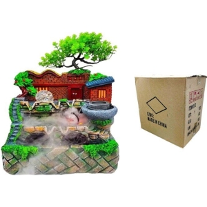 Alternative view of Διακοσμητικό Συντριβάνι Feng Shui - Resin craft bonsai running water ornament
