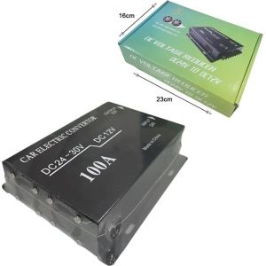 Alternative view of EJC Μετασχηματιστής/Μετατροπέας Αυτοκινήτου DC24V σε DC12V 100A - Car DC Voltage Reducer