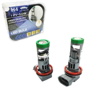 Λάμπες Αυτοκινήτου LED H4 12V 50W - Car LED Bulbs H4 12V 50W