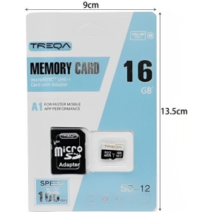 Treqa κάρτα μνήμης 16gb SD-12 - Treqa memory card 16gb SD-12