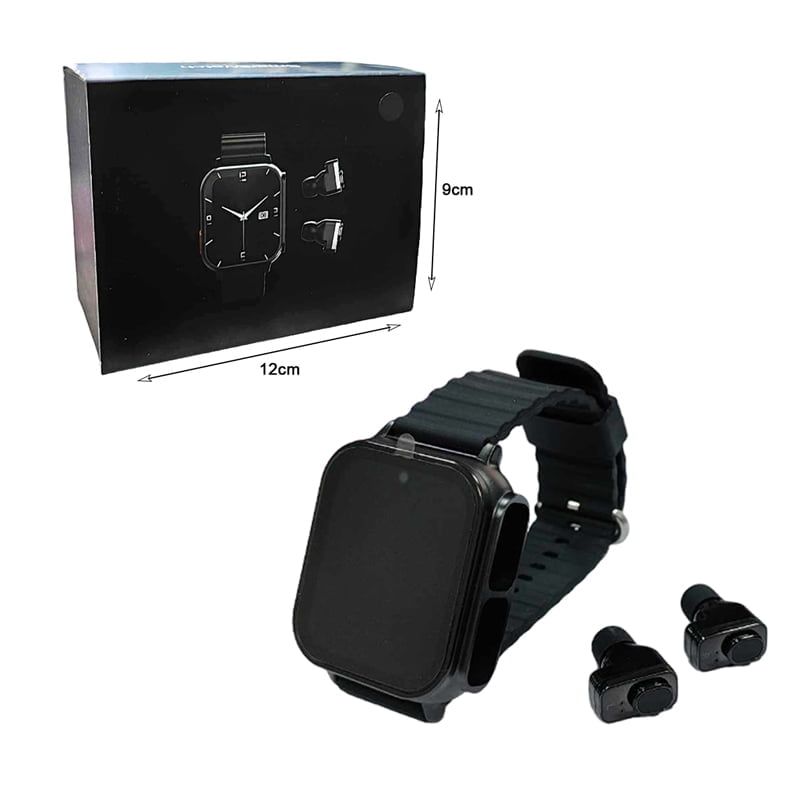 Smartwatch με ακουστικά - Smartwatch with earbuds - Image 8