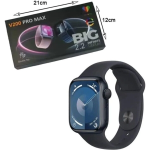 Alternative view of Smartwatch V200 Pro Max Smartwatch με Παλμογράφο 2.2 Big Infinite Display