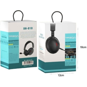 Alternative view of Treqa Ασύρματα Ακουστικά XH-810 - Stereo Headphones