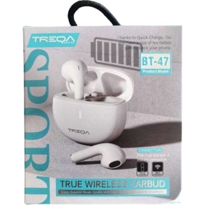 Treqa In-ear Bluetooth 5.0 Handsfree Ακουστικά και Θήκη Φόρτισης BT-47 - True Wireless Earbud