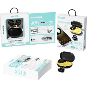 Treqa Earbud Bluetooth Handsfree Ασύρματα Ακουστικά με Θήκη Φόρτισης BT-37 - Wireless headset