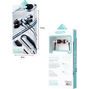 Alternative view of Treqa Ενσύρματα Ακουστικά Type-C EP-779 - Stereo Sound Earphones