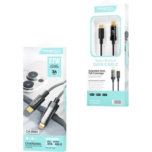 Treqa Kαλώδιο δεδομένων Type-C σε Lightning 3A 27W CA-8904 - Fast Charging Data Cable