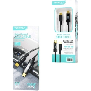 Treqa Kαλώδιο δεδομένων Type-C σε Type-C 20V/5A 100W CA-8905 - Fast Charging Data Cable