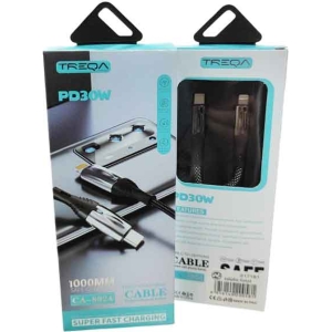 Treqa Kαλώδιο δεδομένων Type-C σε Lightning PD30W 1m CA-8924 - Super Fast Charging Data Cable