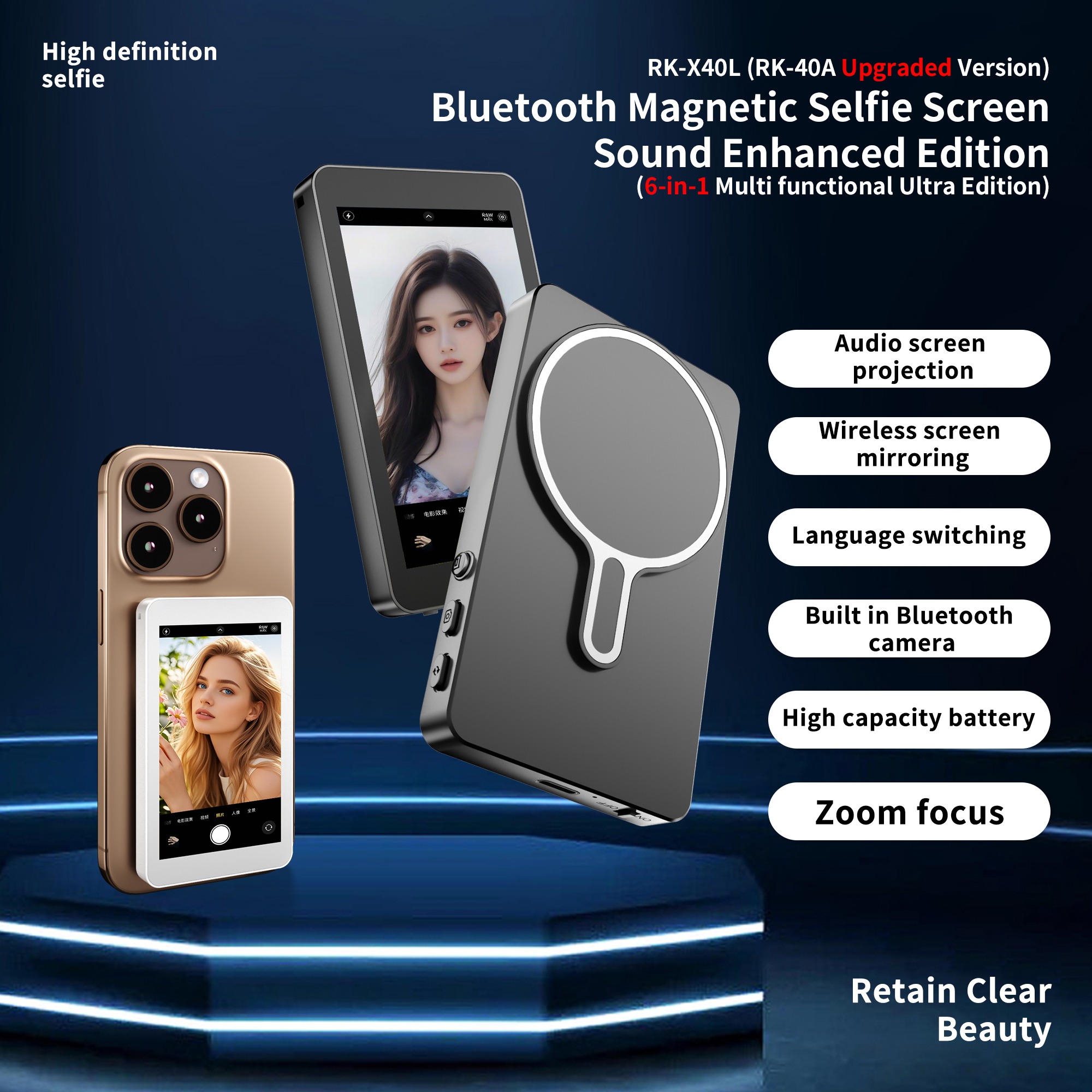 Μαγνητική Οθόνη Selfie για Κινητά – Magnetic Selfie Screen for Smartphones - Image 3