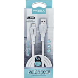 Treqa Καλώδιο Φόρτισης και Δεδομένων USB σε Lightning Σιλικόνης - USB to Lightning Silicone Data Cable