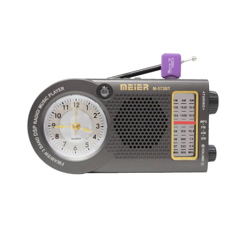 Meier Επαναφορτιζόμενο Φορητό Ραδιόφωνο M-572BT - Radio - Image 2
