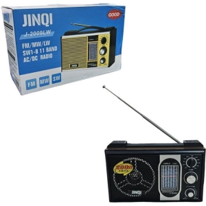 JINQI Ραδιόφωνο Ρετρό FM/MW/SW με Κεραία & AC/DC Λειτουργία J-2009LW – Vintage Radio