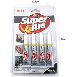 Alternative view of Rill Σετ Στιγμής Κόλλες 4 x 3g- Super Glue