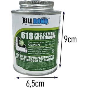 Alternative view of Rillbond Κόλλα PVC 618 237ml - PVC Cement