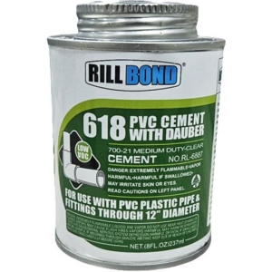 Rillbond Κόλλα PVC 618 237ml - PVC Cement