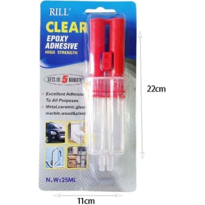 Alternative view of Διάφανη Εποξική Κόλλα 25ml – Clear Epoxy Adhesive