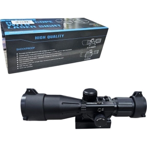 Οπτικό Σκοπευτικό 2.5-10X40IR με Φωτιζόμενο Σταυρό και Κόκκινο Laser - Rifle Scope