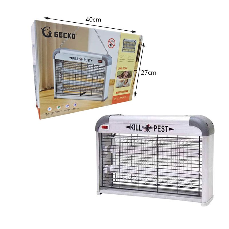 GECKO Ηλεκτρική Εντομοπαγίδα UV – Pest Killer 20W - Image 2