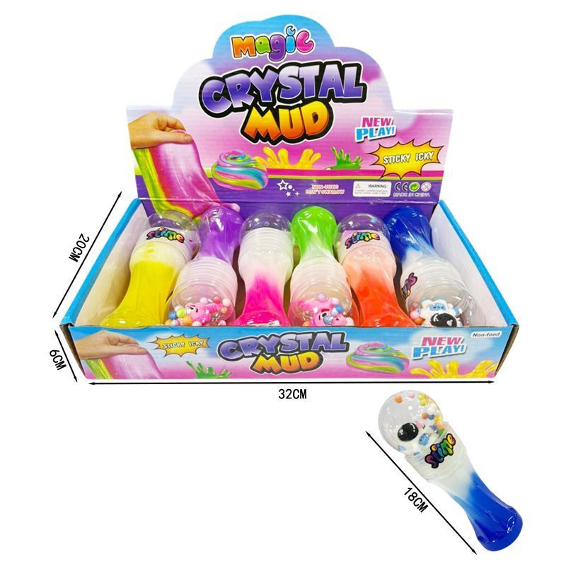Παιχνίδι χλαπάτσα 6 τμχ - Magic Crystal Mud 6 pcs - Image 2
