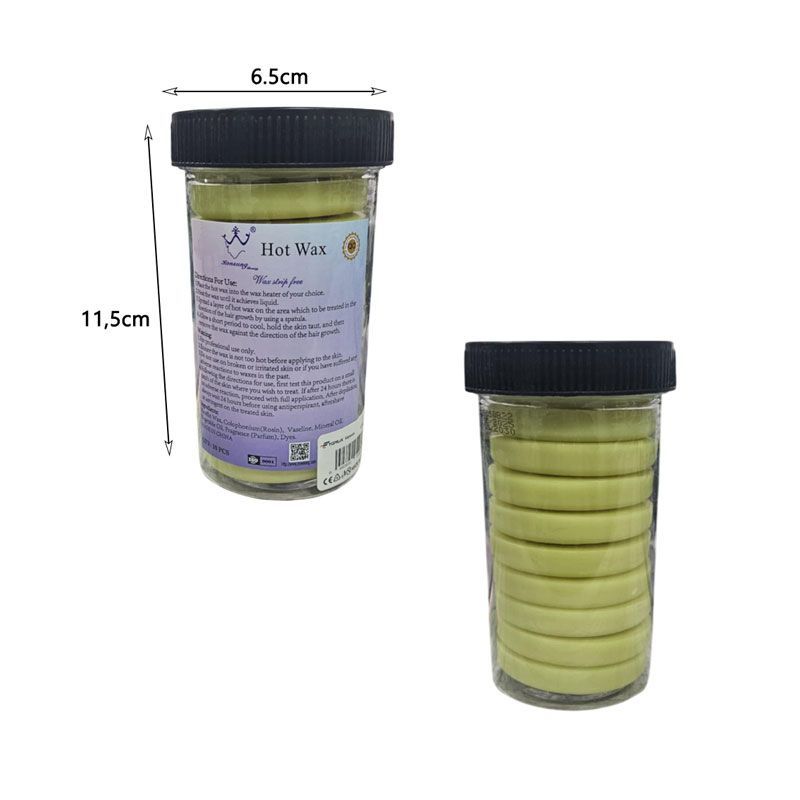 Αποτριχωτικό Κερί Ροδέλες Hot Wax σε Βαζάκι - Hot Wax Hair Removal Discs in Jar - Image 2