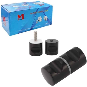 HBMK Μαύρη Χειρολαβή Πόρτας Τζαμιού -  Black Glass Door Handle HBMM
