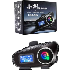 Ασύρματη Ενδοεπικοινωνία Μοτοσικλέτας Q58 - Max Helmet Wireless Earphone