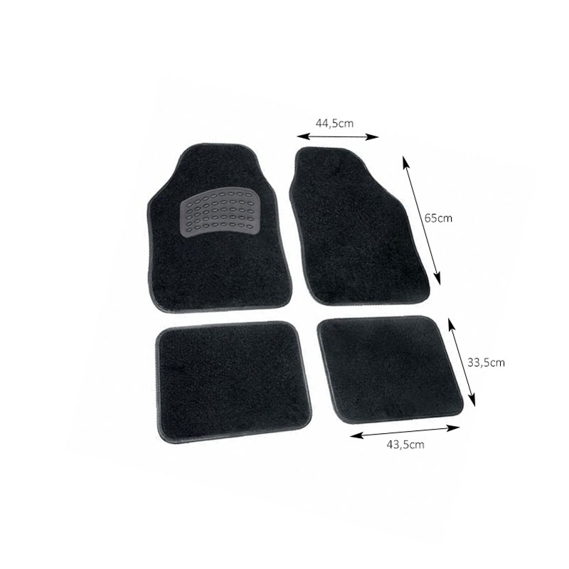Σετ Πατάκια Αυτοκινήτου Universal 4 Τεμαχίων – Auto Floor Mats Universal - Image 3