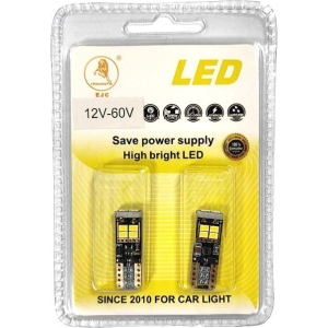EJC Λάμπες Αυτοκινήτου 3020 T10 10SMD 12-60V 2τμχ – Car LED light