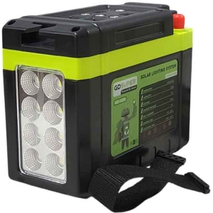 Alternative view of GDSuper Φορητό Φως Έκτακτης Ανάγκης - Μπαταρία Αποθήκευσης Ηλιακής Ενέργειας 12V 8Ah GD-1208 - Emergency portable light