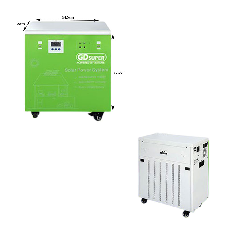 Ηλιακό Σύστημα Ενέργειας 6000W με MPPT 60A και Μπαταρία Λιθίου 51.2V 200Ah - 6000W Solar Power System with 60A MPPT and 51.2V 200Ah Lithium Battery - Image 4