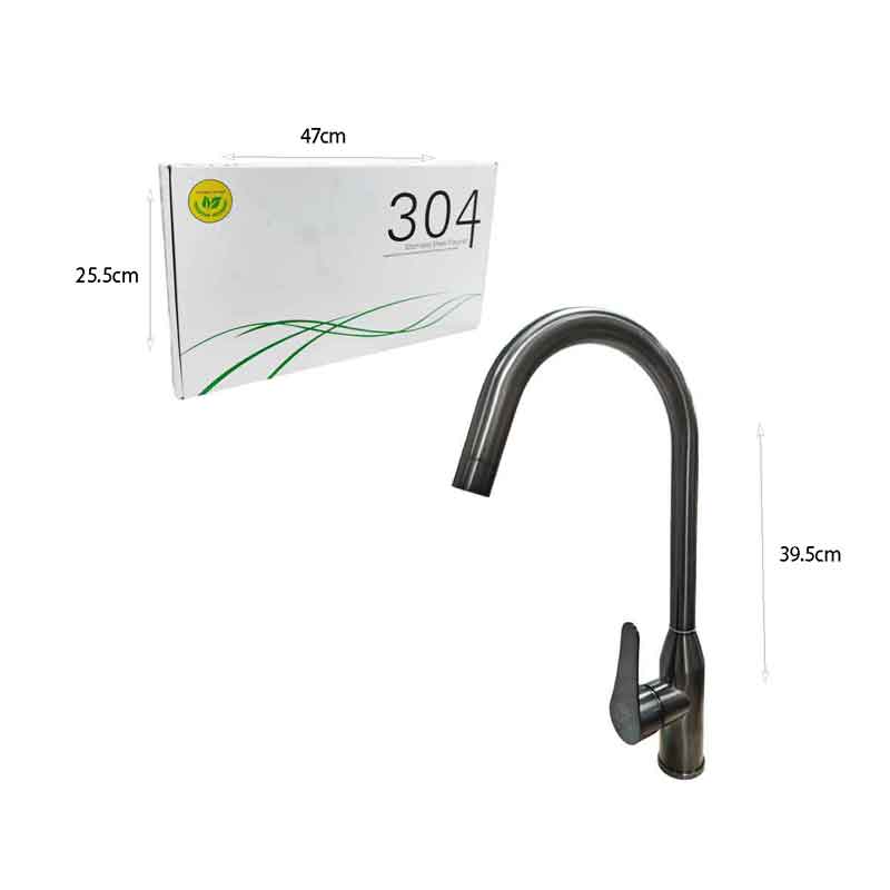 Μπαταρία Κουζίνας Μαύρη - Βρύση Κουζίνας - Kitchen faucet - Image 5