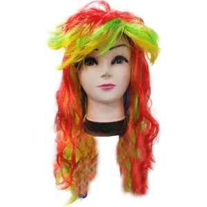 Αποκριάτικη Περούκα Πολύχρωμη  – Carnival wig