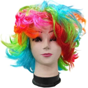 Αποκριάτικη Περούκα Πολύχρωμη  – Carnival wig