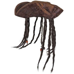 Αποκριάτικο Καραϊβικό Πειρατικό Καπέλο- Caribbean Pirate Tricorn Carnival Hat