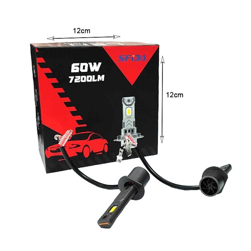SFIDA Φώτα αυτοκινήτου H1/64150/52140 V19 60W 7200LM - LED Car Headlight - Image 4