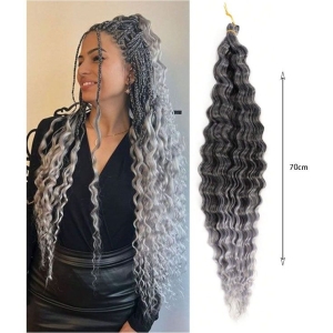 Alternative view of Μαλλιά για Ράστα Σγουρά TGREY - Curl Βraids Extension Rasta Hair