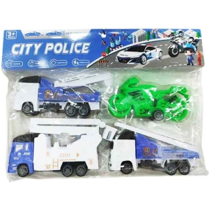 Alternative view of Παιδικο Set Με Αστυνομικά Οχήματα Και Αστικής Υγιεινής - City Police And Urban Sanitation