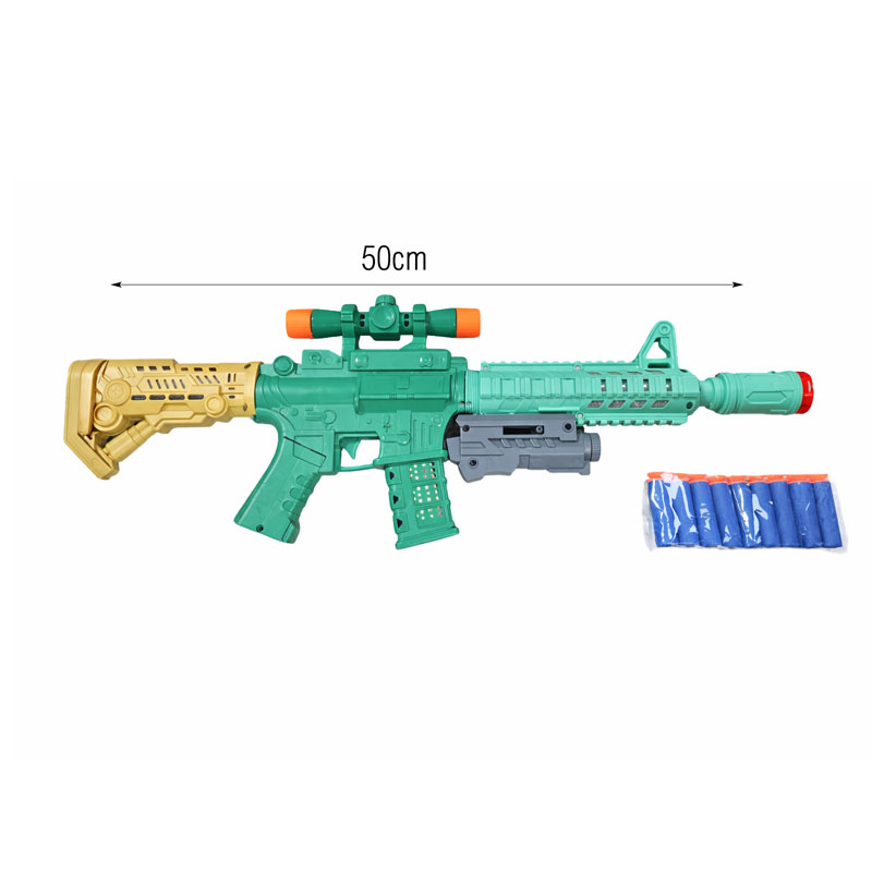 Παιχνίδι Όπλο με Μαλακές Βολίδες Αφρού 50cm – Foam Dart Toy Gun - Image 2
