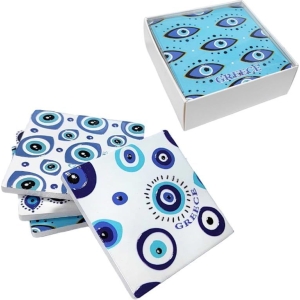 Σετ σουβέρ Greece 4τμχ - Coaster set 4pcs