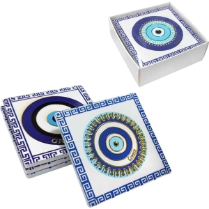 Σετ σουβέρ Greece 4τμχ - Coaster set 4pcs
