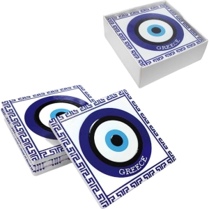 Σετ σουβέρ Greece 4τμχ - Coaster set 4pcs