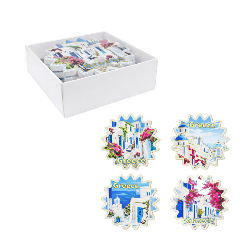 Σετ σουβέρ Greece 4τμχ - Coaster set 4pcs