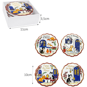 Alternative view of Σετ σουβέρ Greece 4τμχ - Coaster set 4pcs