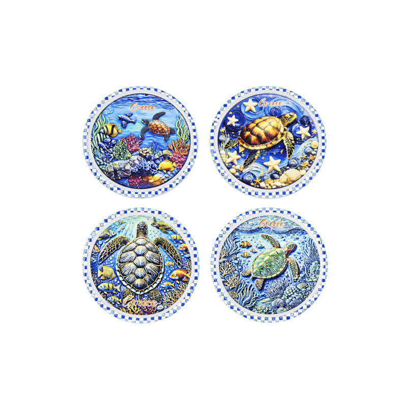 Σετ σουβέρ Greece 4τμχ - Coaster set 4pcs - Image 2